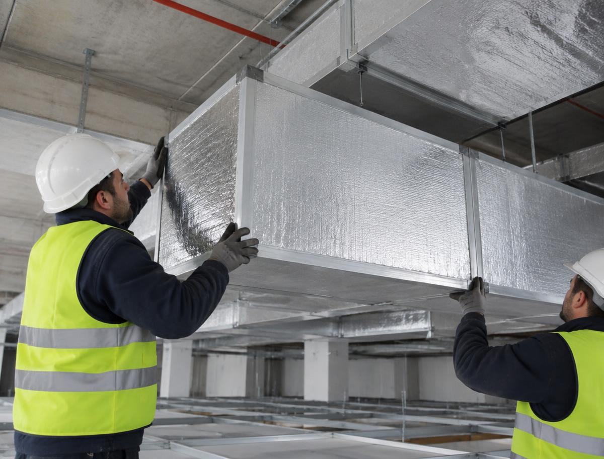 دكت PIR المعزول مسبقًا (Pre-Insulated Duct) | PIR Pre-Insulated Duct